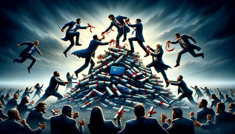 The battle for scarce credential value
