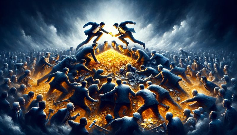 The epic battle for a shrinking supply of wages